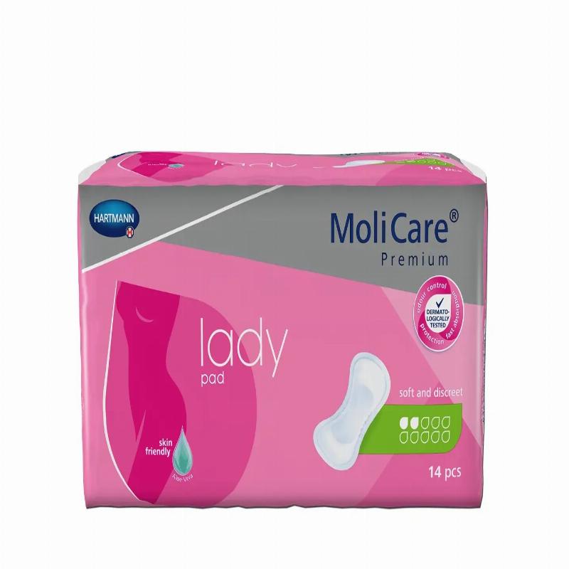 Абсорбуючі прокладки при незначній слабкості сечового міхура MoliCare® Premium lady pad 2 краплі 12шт